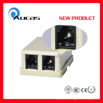 RJ11 Single Port modularer Surface Jack mit Geleegel